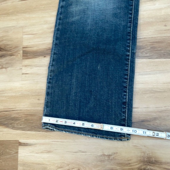 Material London Mens Jeans 32 x 30 Classic Fit Dark Wash Denim - Picture 4 of 8